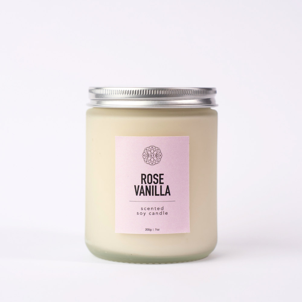 Rose Vanilla Soy Candle